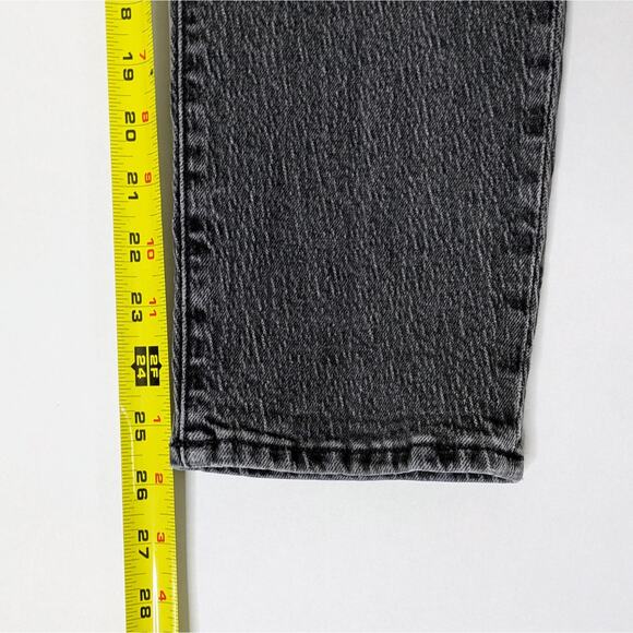 Madewell Curvy Perfect Vintage Jeans 28 Charcoal Gray Mom Jean Aesthetic '90s - Picture 8 of 11